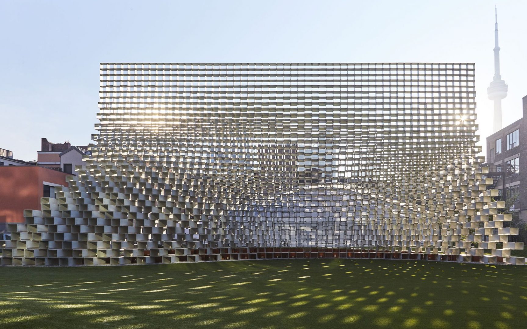 Unzipped Toronto, an exhibition in a pavilion designed by Bjarke Ingels Group, opened on Sept. 15, 2018, giving Torontonians a look at the geometrically complex style the firm is bringing to a condo development on King Street West.